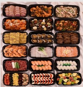 홈파티 18종 세트(13~15인분) 음식 사진